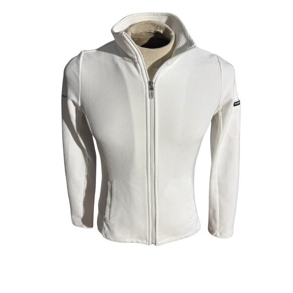 Straight Down La Crema Winery Women’s White Full Zip Jacket Size Small - Picture 1 of 6